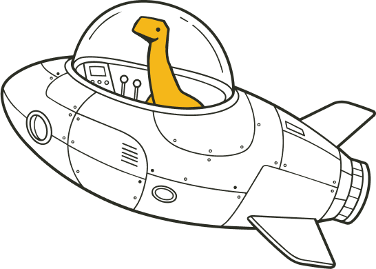 Bronto flying a rocket