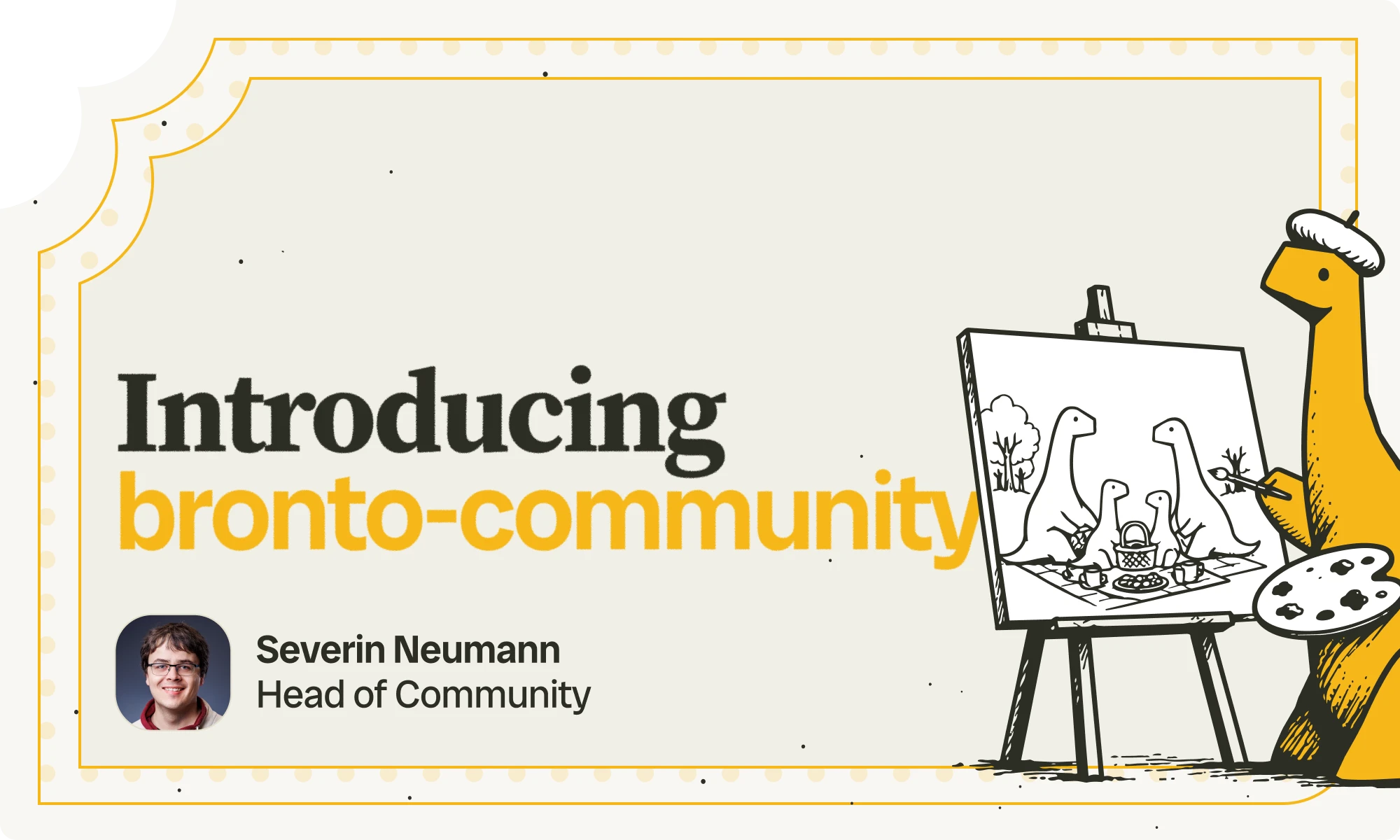 Introducing bronto-community: A Place for Projects to Grow
